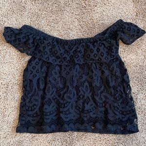 Kendall and Kylie off-shoulder top